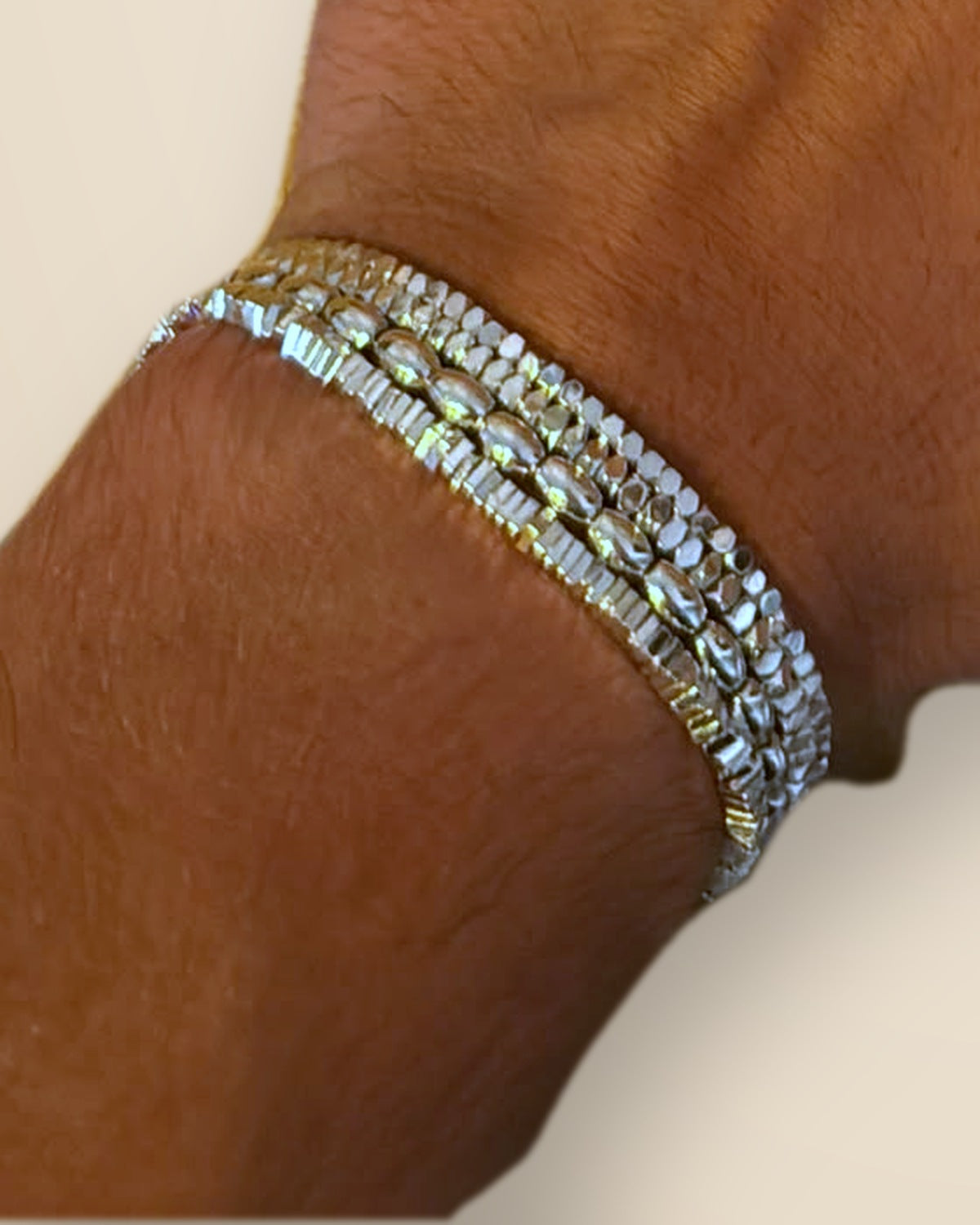 The Silver Trio close-up