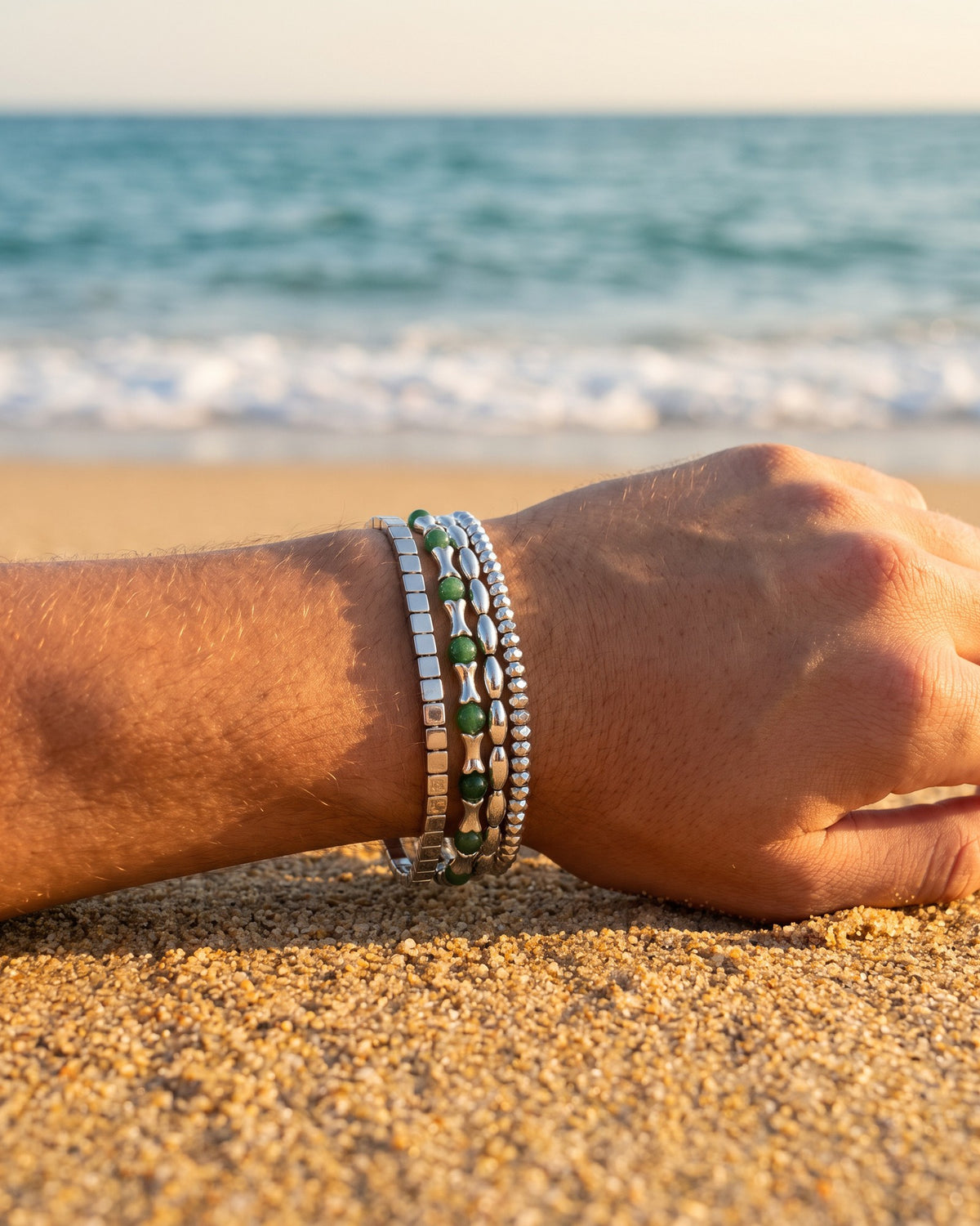 The Verde Set on the beach