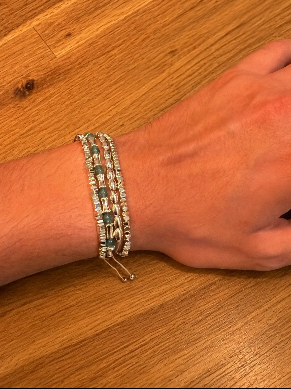 The Verde Set on the wrist